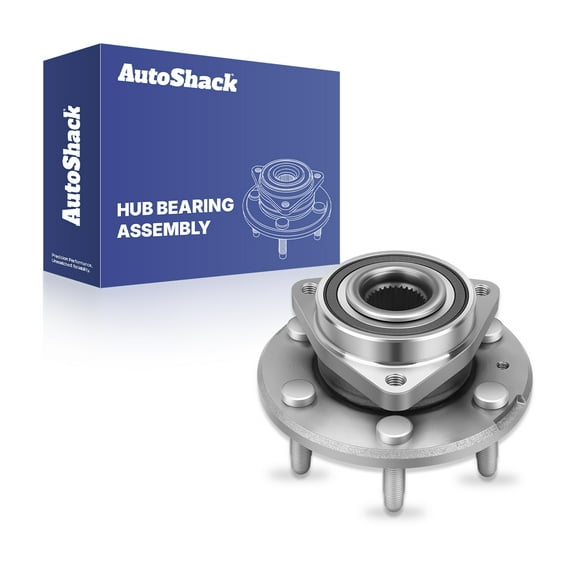AutoShack Front Wheel Hub Bearing Assembly with ABS Replacement for 2009-2017 Chevrolet Traverse 2007-2016 GMC Acadia 2007-2010 Saturn Outlook 1-PC