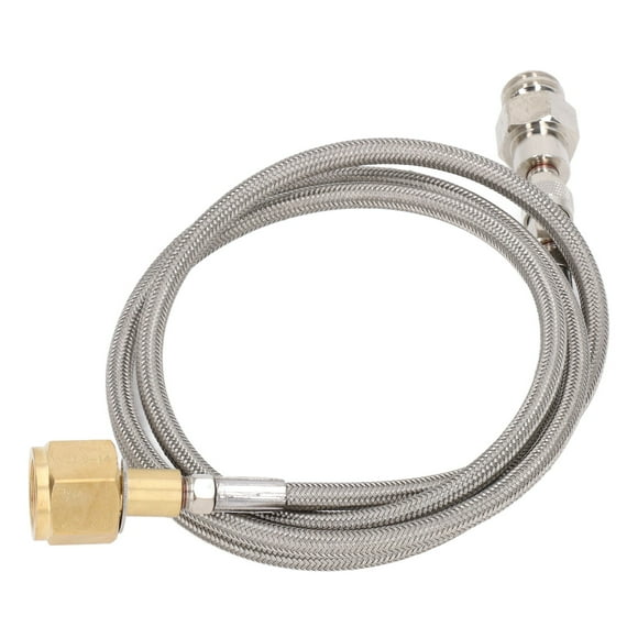 Connecteur de remplissage de CO2, bonne étanchéité du gaz à faible perméabilité magnétique perméabilité longue tuyau de recharge de soda Adaptateur parfait pour le