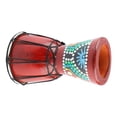 thumbnail image 1 of Djembe, High Density Crisp Sound Relieve Stress Gift Environmental  5in African Drum Solid Wood  For Playing For Musician, 1 of 8