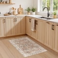 thumbnail image 6 of Uermei 2'x3' Small Washable Area Rug: Non-Slip Stain-Resistant Durable Indoor Mat for Entryway, Kitchen, Bedroom, Laundry, Pet & Kid-Friendly Home Decor - Brown Orange, 6 of 10