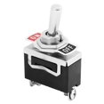 thumbnail image 3 of 5X On/Off Toggle Switch Waterproof 125V 15A SPST Car Dash Dashboard Miniature AE, 3 of 8