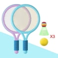 thumbnail image 1 of Kids Tennis Rackets Rackets Ball Tennis Racquet Badminton Shuttlecocks Badminton Birdies Badminton Sets for Junior, Children ,Beginner,Players Blue Violet, 1 of 8