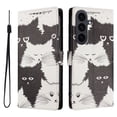 thumbnail image 1 of FOXDOCK Funda Tipo Cartera para Samsung Galaxy S25 FE con Soporte y Correa – Diseño de Patrones Lindos, 1 of 6
