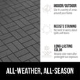 thumbnail image 6 of 58 Pack Plastic Interlocking Deck Tiles, 12"x12" Snap Together Outdoor Patio Flooring, Waterproof All-Weather Deck Floor Tiles for Balcony, Backyard, Garden, Poolside, Porch, Lawn & Indoor Spaces, 6 of 10
