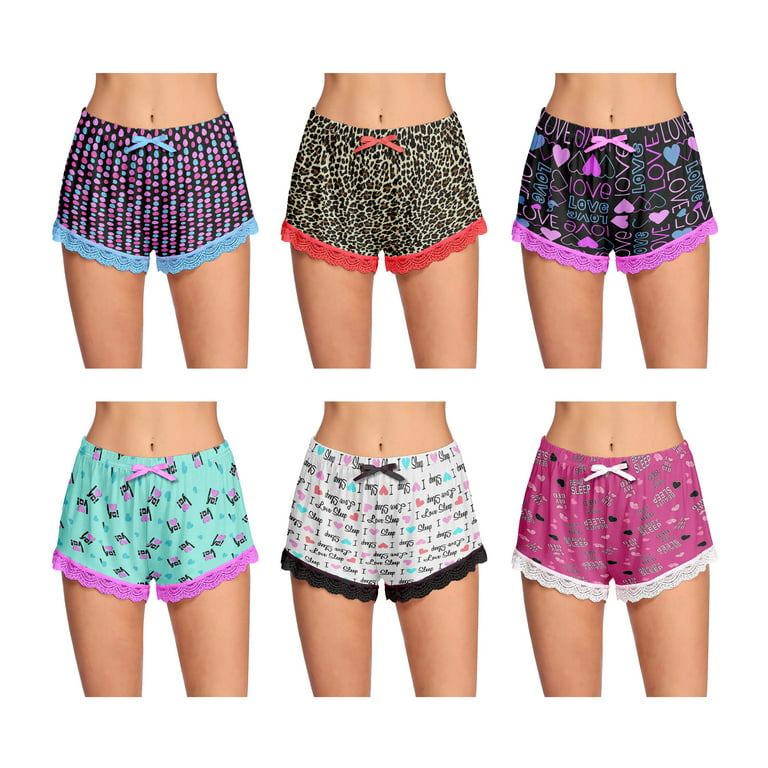 Pajama Shorts for Women 2 Pack Sleep Shorts for Women Lounge Shorts Women  Sleep Shorts S~XL 