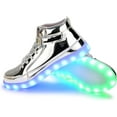 thumbnail image 2 of Light Up Shoes Men Women LED Shoes High Top Adult Light Up Sneakers Glow in The Dark Shoes with USB Recharging for Dancing Parties, 2 of 13