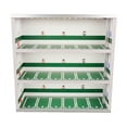 thumbnail image 2 of Xuanheng 1/64 Model Car Display Case Parking Lot Scene Ornament Dustproof Storage Box Green, 2 of 8