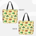 thumbnail image 2 of Disketp Colorful Outer Space Bolsa Tote de Lona para Mujer, Bolso de Hombro y Cruzado con Cierre de Cremallera, 2 of 7