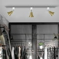 thumbnail image 5 of FSLiving Track Pendant Lights Single Circuit H-Type Adjustable Angle E26 Base Mini Copper Track Lighting Fixtures for Kitchen Sink Office Store Art Home Decor - 1 Light, 5 of 6