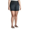 thumbnail image 4 of A3 Women's Plus Size Elastic Waistband 7 Inch Pull On Shorts, 4 of 6