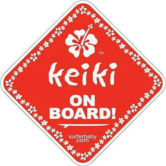 Keiki on Board Car Baby Safety Window Sticker Sign
