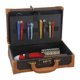 thumbnail image 4 of Bolsa de herramientas de peluquería, herramienta de peluquería multifunción portátil profesion, maleta, tijeras, paquete de almacenamiento, bolsa, e - marrón Macarena Estuche de transporte de peluquero estilista, 4 of 8