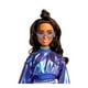 thumbnail image 3 of Muñeca Mattel Barbie Deluxe Cabello Castaño y Cojunto Azul Metálico, 3 of 7