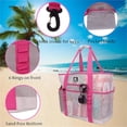 thumbnail image 5 of HAMISH Mesh Beach Bag - Large Travel Tote Bag Lightweight & Foldable Beach Bag Toy Bag for Family Vacation, 5 of 6