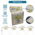 thumbnail image 6 of Summer Lemons Table Runner 72 Inches, Brown Beige Farmhouse Botanical Linen Bed Runner Dresser Scarves Tabletop for Indoor Outdoor Parties/Ceremony/Banquet, 16" x 72", 6 of 9