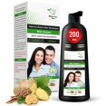 thumbnail image 1 of Biogreen Roots Shampoo 200ml - Natural Black Hair Color Shampoo with Herbals - Covers Gray Hair for Men and Women - Clinically Tested Natural Hair Color Shampoo for All Hair Types, 1 of 3