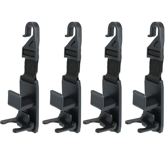 Ganchos para coche, 4 unidades, para el respaldo del asiento y organizador de bolsos.