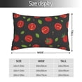 thumbnail image 2 of Naloa Tomatoes1 Pillow Covers, Throw Pillow Case Cushion Covers,Cushion for Bedroom,Couch,Home-14"x20", 2 of 6