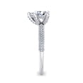 thumbnail image 3 of Earth Jewel Lab Created Pear Cut Diamond Ring - 1.38 Ct Diamond Solitaire Engagement Ring for Women - Crafted in 14K White Gold Plated - Anniversary or Birthday Jewelry Gift for Wife or Sister, 3 of 3
