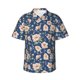 thumbnail image 1 of Balery Flower Camisas hawaianas de manga corta para hombre, camisas playeras de corte holgado, camisas de vacaciones con botones,Large, 1 of 7