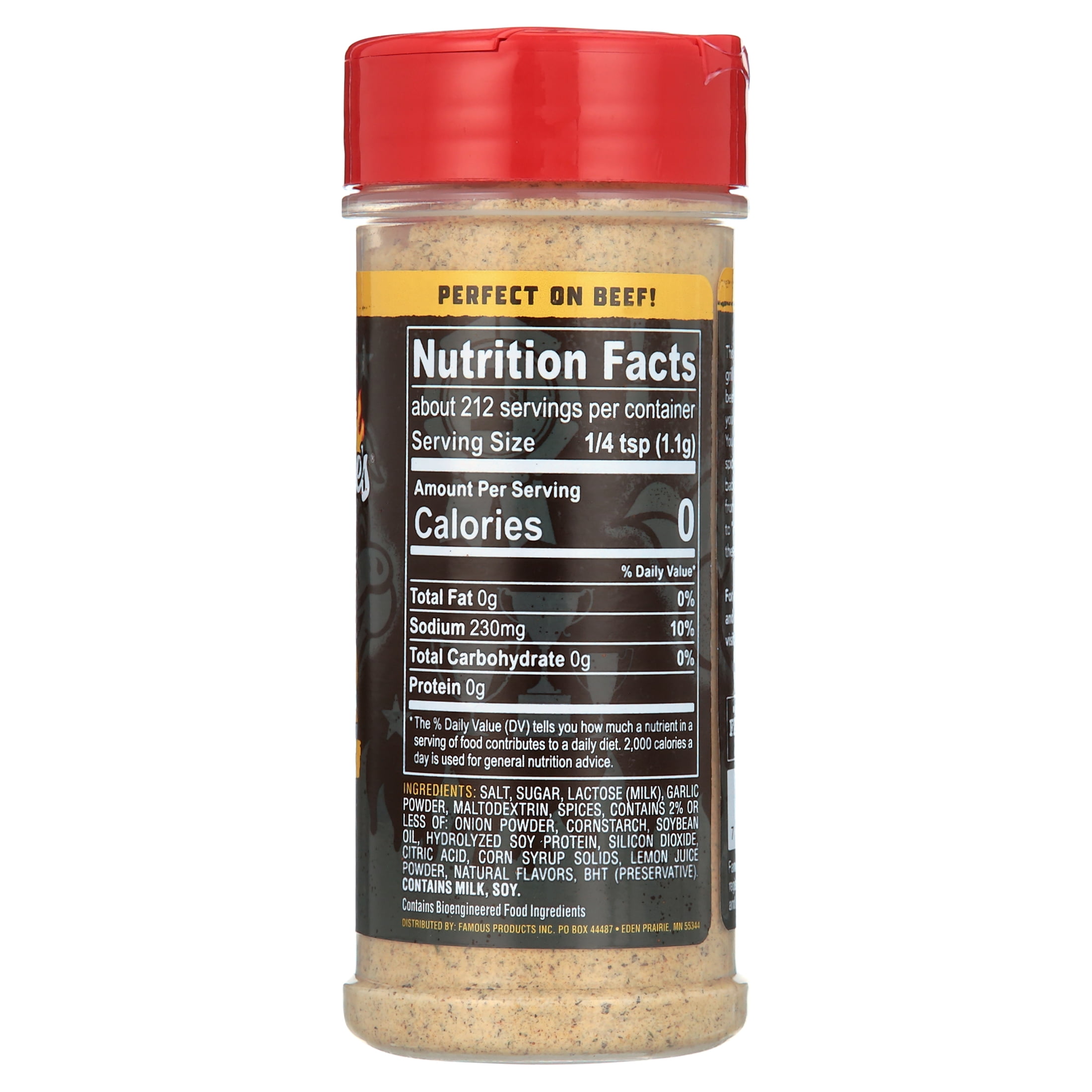 Famous Dave's Steak & Burger Seasoning 8.25 oz