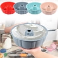 thumbnail image 3 of 4Pcs 10" Non-stick Silicone Bundt Cake Pan Cake Molds Bakeware Non Stick Bundt Pan for Jello,Gelatin,cake, Silicone Baking Molds for Cakes, Round Baking Pan, 3 of 11