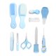 thumbnail image 3 of 10 piezas de herramientas para el cuidado de la salud del bebé, cortaúñas de seguridad para bebés, tijeras, kit de aseo para recién nacidos (azul), 3 of 14