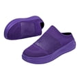 thumbnail image 7 of VeFlora Couples On Mesh Sneakers, Breathable Knit Casual Walking Shoes, Lightweight Thick Sole Platform Loafers for Men Women, Everyday Summer Comfort Shoes(Purple/43), 7 of 7
