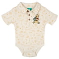 thumbnail image 3 of Disney Winnie the Pooh Ribbed Polo Bodysuit and Shorts Outfit Set Newborn to Infant, 3 of 5