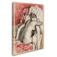 thumbnail image 2 of Trademark Fine Art 'After The Bath 3' Canvas Art by Degas, 2 of 3