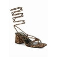 thumbnail image 5 of London Rag Piani Leopard Print Womens Square Toe Heels, 5 of 9