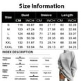 thumbnail image 4 of Women's Fall Winter Oversize Pullover High Neck Loose Fit Long Sleeve Sweater Dress, Casual Knit Dress for Women, Warm and Comfortable Everyday Wear,Light Gray,M, 4 of 8