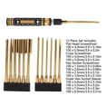 thumbnail image 4 of Screw Driver Repair Tool Push Type 12 in 1 Ergonomic High Toughness Multi Bit Screwdriver Tool Set for RC Drone Car, 4 of 8