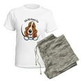 thumbnail image 5 of CafePress - Basset Hound IAAM Pajamas - Women's Short Sleeve Print T-Shirt and Pants Light Cotton Pajama Set, 5 of 7