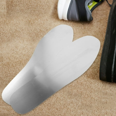 Masteelf 1 Pair of Stainless Steel Shoe Insoles Sturdy Shoe Insoles Women Men Shoe Insoles Safety Shoe Insoles Shoe Insoles Adults Shoe Inserts (Size: 46)