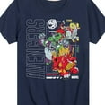 thumbnail image 3 of Marvel The Avengers - Mech Schematic - Toddler And Youth Short Sleeve Graphic T-Shirt, 3 of 5