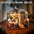 thumbnail image 3 of Kit de casa en miniatura ROBOTIME DIY, mini casa de muñecas con muebles, 3 of 9