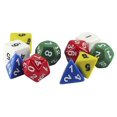 thumbnail image 4 of Set de Dados Poliedros 10 piezas School Specialty Colores Surtidos, 4 of 5