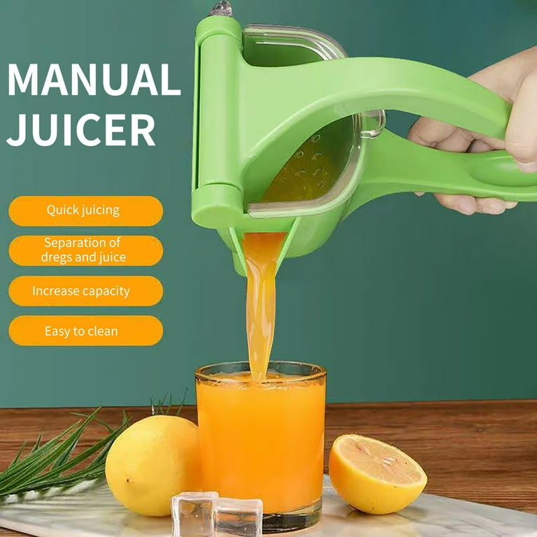 Kitchen Metal 2 in 1 Lemon Squeezer Sturdy Max Extraction Hand Juicer Lemon Squeezer Gets Every Last Drop Easy to Clean Manual Citrus Juicer for