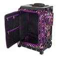 thumbnail image 2 of Zuca Navigator TSA-Compliant Carry-On Luggage with 41-Inch Telescoping Handle and 4-Inch Polyurethane Wheels (Wild Orchid with Black Frame), 2 of 5