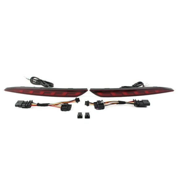 Rear Brake Light Dynamic Turn Signal Lamp Reflector Fit for Tesla Model Y 20-22 Red