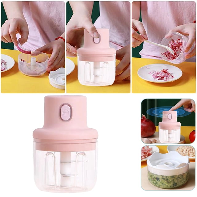Mini Household Garlic Masher Wireless Garlic Masher Small Ground Meat Masher Kitchen Aid Mini Mincer compatible with Machine Easy Garlic Grinder Garlic Chef Garlic Chopper