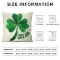 thumbnail image 5 of TIAOTIAOHOU St Patricks Day Pillow Covers Green Buffalo Plaid Clover Shamrock Pillow Case Happy Saint Patricks Day Decorations for Home Cushion Covers Decor for Sofa Couch Bed, 5 of 5