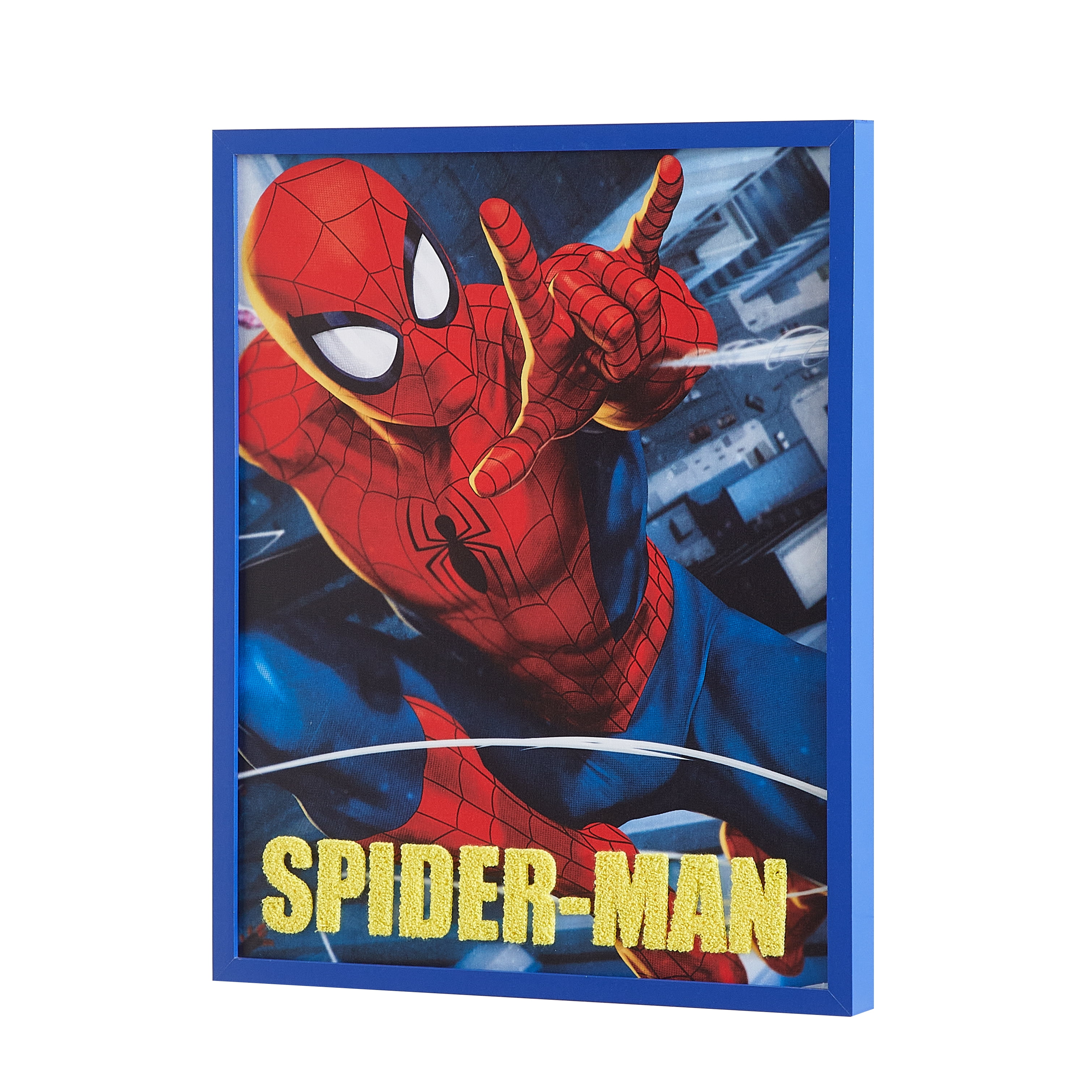 Marvel Spider-Man Tufted Wall Décor for Kids Room, 16" x 20"