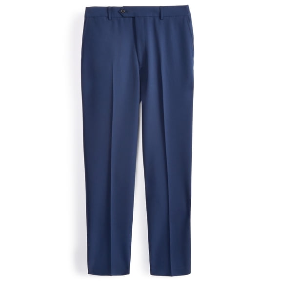 Nautica Mens Modern fit Dress Pants 38 / 36 Navy Blue Solid Stretch
