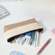 thumbnail image 2 of Estuche de gran capacidad, bolsa portátil para lápices, papelería y maquillaje, organizador de escritorio de tela Oxford con cremallera, bolsa de almacenamiento multifuncional para uso diario., 2 of 6
