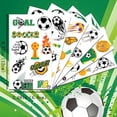 thumbnail image 3 of Yanonmyfd 20 Sheets Soccer Temporary Tattoos Stickers for Women Men, 2026 Soccer World Cup Fans support tattoo stickers, 200 PCS Soccer Themed Stickers Party Favors Supplies Decorations, 3 of 7