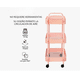 thumbnail image 2 of Organizador De Metal Transportador Metálico Color rosa, 2 of 4