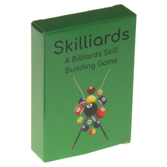 Skilliards - A Billiards Skill Building Card Game - Helps You Practice to Improve Your Game