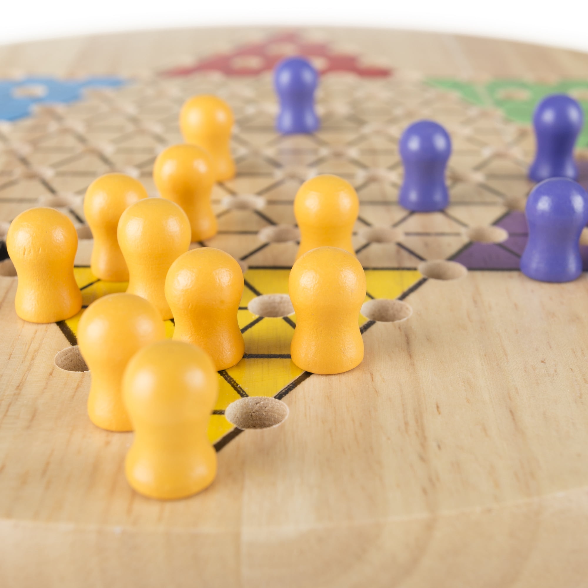 Chinese Checkers Game Set, Game for Adults, Boys and Girls by Hey! Play!